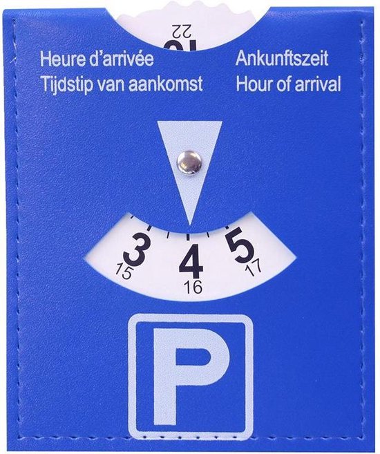 Parkeerschijf | Parkeerkaart - Blauwe zone | schijf / kaart  voor parkeer