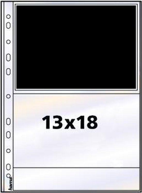 Hama fotohoezen 10x15cm wit 10stuks