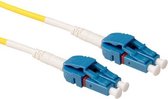 ACT RL6200 Glasvezel kabel 0,5 m OS2 2x LC Yellow,Blue