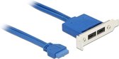 DeLOCK 84929 USB-kabel 0,3 m Blauw