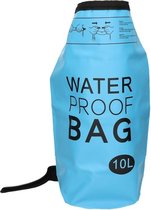 Blauwe waterdichte tas 10 liter