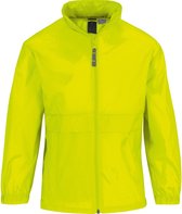 Regenkleding voor jongens/meisjes geel - Sirocco windjas/regenjas voor kinderen 3-4 jaar (98/104) geel