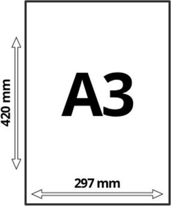 landelijk doen alsof fonds Double A A3 papier - 500 vel (pak) - Premium printpapier 80g | bol.com