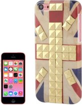 iPhone 5c- hoes, cover, case - PC - Retro UK Vlag studs