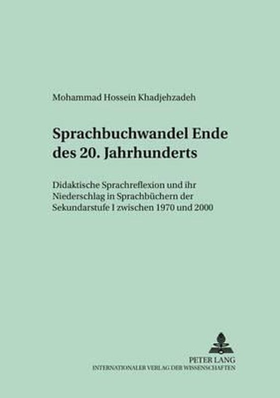 Sprachbuchwandel Ende des 20. Jahrhunderts - cover