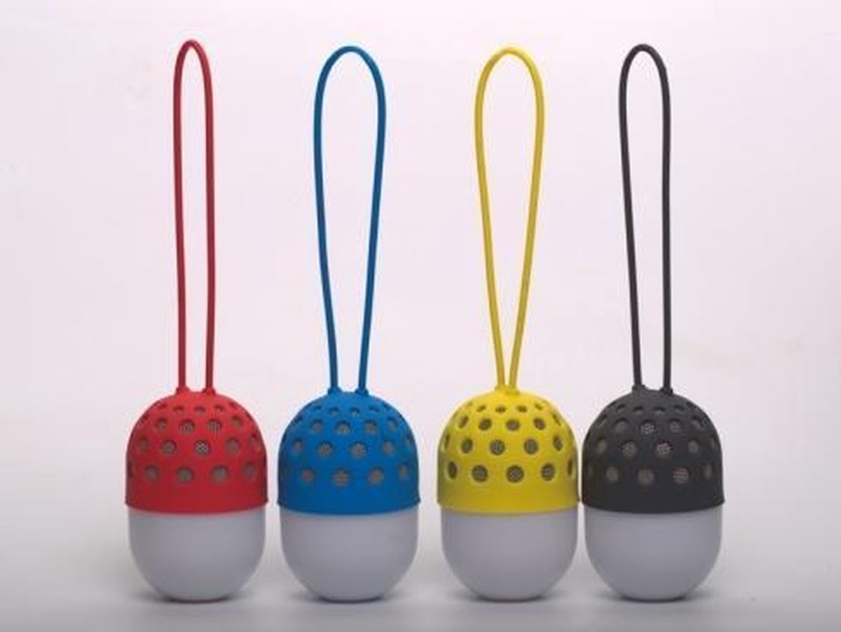Conceptronic CSPKBTWPHLY Wireless Waterproof Bluetooth LED Speaker - Geel