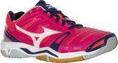 Mizuno Wave Stealth 4 Sportschoenen - Maat 38 - Unisex - roze/blauw