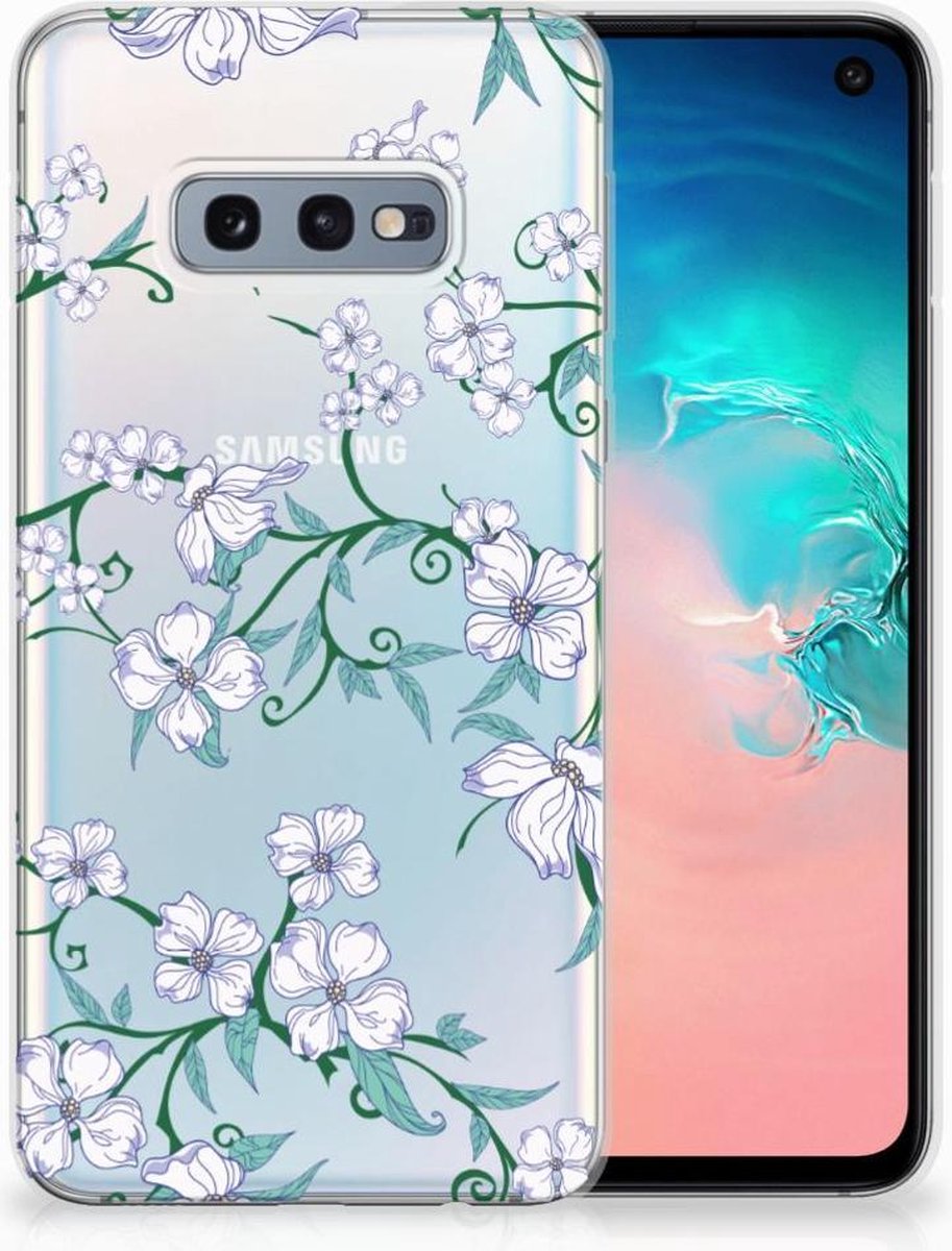 TPU Hoesje voor Samsung Galaxy S10e Uniek TPU Case Blossom White