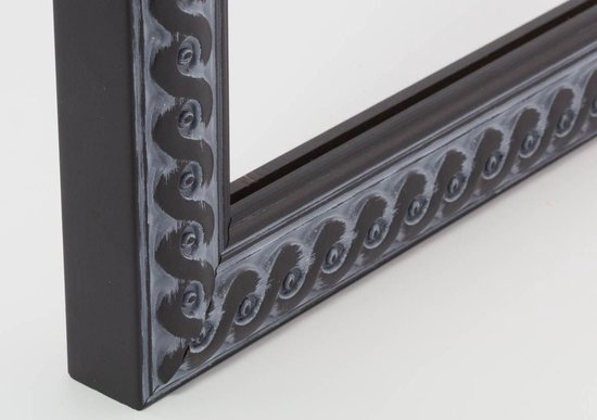 New Gravure Tv Meubel 150 Cm Grenen Zwart - Gratis thuisbezorgd - De Woon Winkel