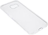 ADEL Siliconen Back Cover Softcase Hoesje Geschikt Voor Samsung Galaxy S6 Edge - Doorzichtig transparant