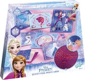Disney Frozen Queen foil postcards - Maak je eigen folie kaarten - Totum Knutselset