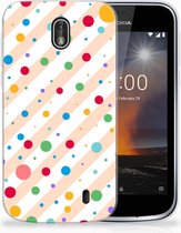Nokia 1 TPU Hoesje Design Dots