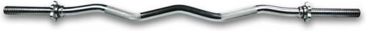Hammer Fitness EZ-CURL Stang 120 cm met sluitringen