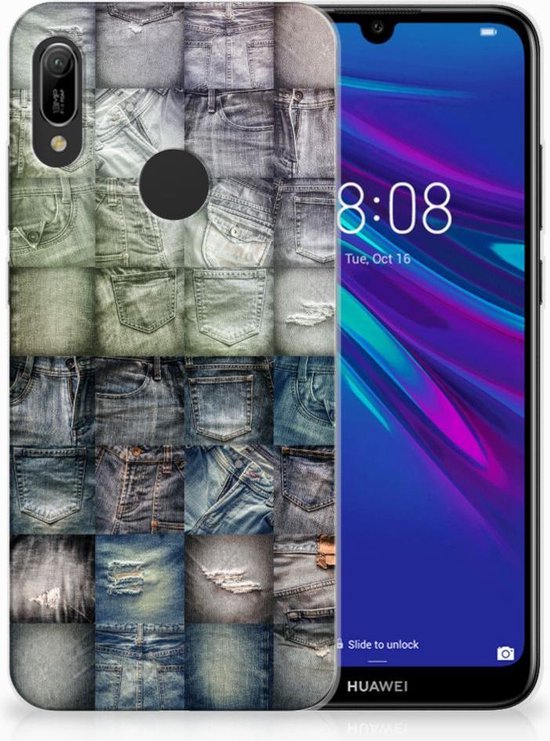 Coque pour Huawei Y6 2019 | Y6 Pro 2019 Coque Smartphone Jeans | bol.com