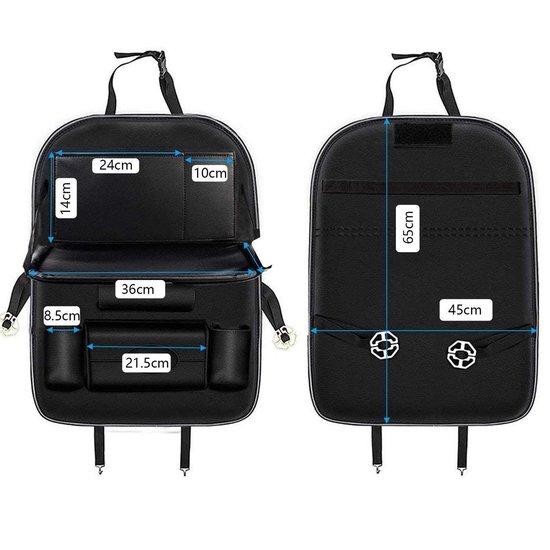 Luxe Auto Organizer met Tablet Houder Autostoel Organiser Ipadhouder voor Kinderen - Claret van LUXE. — afbeelding 5