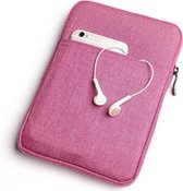 S02 DrPhone 7-8 inch E-Reader Soft Sleeve Beschermhoes - Draagtas hoes - Tablet hoes - Cover - Geschikt voor o.a iPad mini - Samsung - Huawei en Kobo / Amazon - Roze