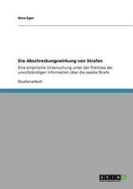 Die Abschreckungswirkung von Strafen