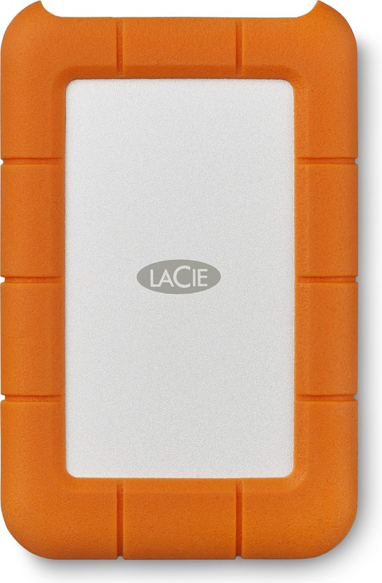 LaCie Rugged USB-C disque dur externe 2000 Go Orange, Argent | bol