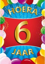 6 jaar mega deurposter