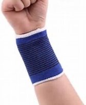 Polsbandage - Polsband - elastische kous voor de pols - Maat S - Blauw