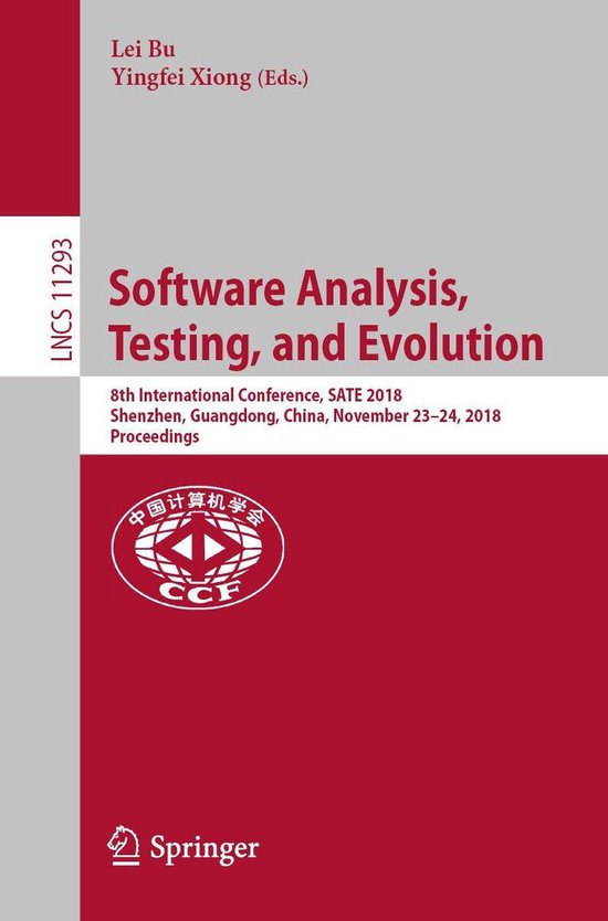 Springer Nature Proceedings Computer Science - Software Anal ... - cover