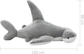 Grote knuffel (INCL kleine knuffel) Haai Pluche 100x60cm - Haai Speelgoed - Haai knuffels - Boerderij knuffels