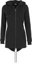 Dames Sweat Parka 1075 zwart