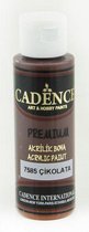 Cadence Premium acrylverf (semi mat) Chocolade bruin 01 003 7585 0070  70 ml