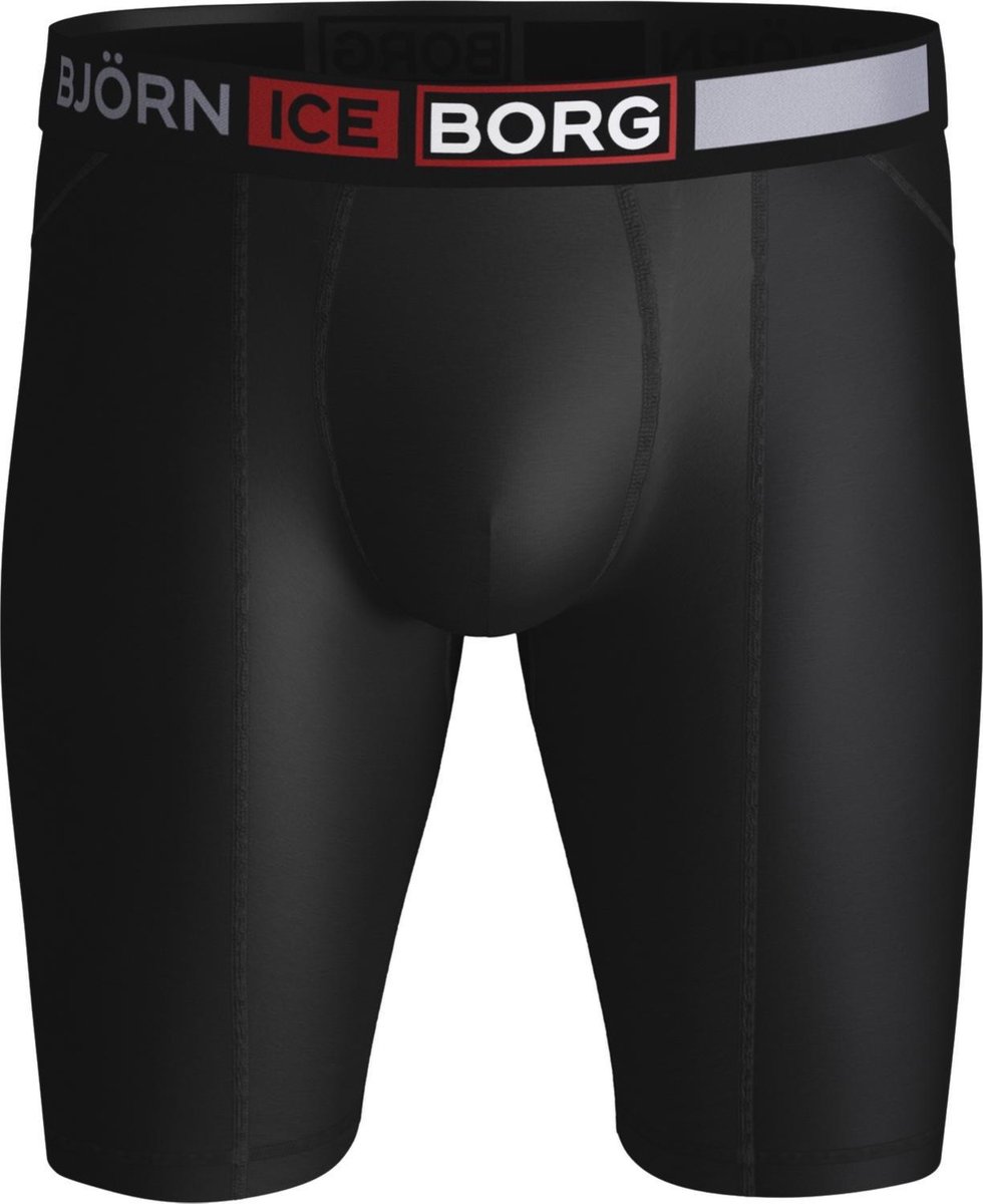 passen Specificiteit ontvangen Björn Borg Ice Heren Heren Boxershorts Lange Pijpen Zwart | bol.com