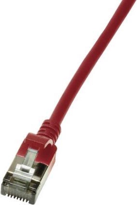 Afgeschermde patchkabel voor CAT 5e installaties, geschikt voor 10/100