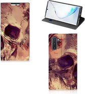 Geschikt voor Samsung Galaxy Note 10 Mobiel BookCase Skullhead