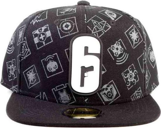 Rainbow Six Siege Snapback pet Classic Zwart