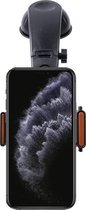 Shop4 - iPhone 11 Pro Max Autohouder 3 in 1 Dashboard en Ventilatiehouder Zwart