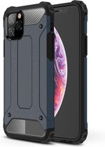 Armor Hybrid Back Cover - iPhone 11 Pro Hoesje - Donkerblauw