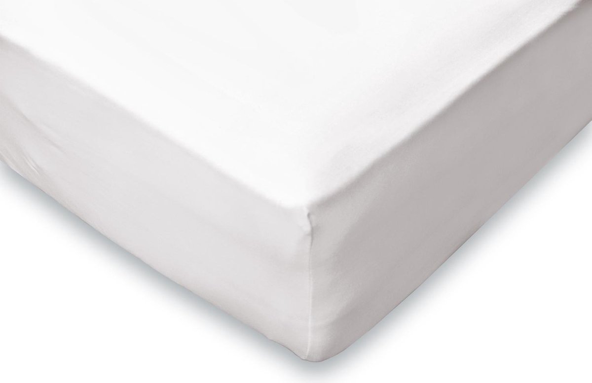Eleganzzz Hoeslaken 180gr m2 Hoogwaardig Flanel 35cm Hoekhoogte - wit 90x200cm - Hoeslaken 90x200cm - Hoeslakens - Eenpersoons