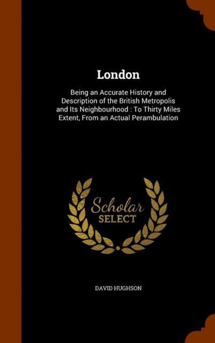 London: Being An Accurate History And Description Of The British Metropolis And Its Neighbourhood van David Hughson
