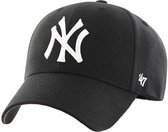 47 Brand New York Yankees MVP Casquette B-MVP17WBV- BK, Unisexe, Zwart, Taille de la casquette: Taille unique