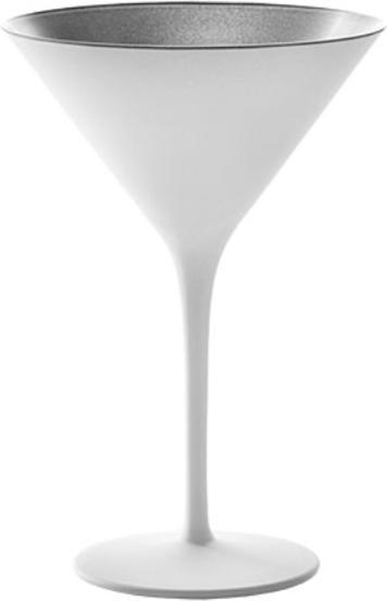 Stölzle Olympic martini Cocktailglas Wit / Zilver 240 ml