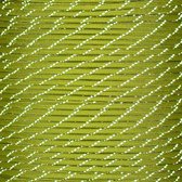 Paracord Lime groen Reflecterend 550 - Type 3 - 15 meter #60