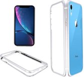 Zilver Transparant Magnetisch Back Cover voor iPhone XR