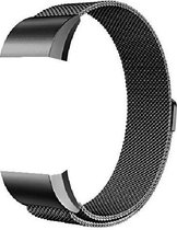 Adge® Milanees bandje - Fitbit Charge 2 - Zwart