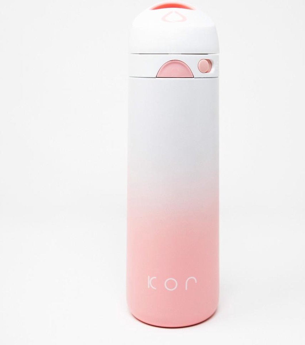 KOR Devi Drinkfles - 600ml - Pearl Pink