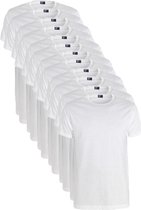 Alan Red 12-pack t-shirts derby ronde hals wit-S