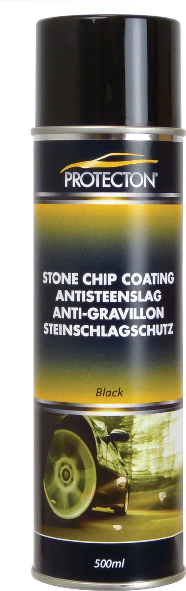 Protecton antisteenslag - beschermingsmiddel voor carrosserie onderdelen - corrosie werende werking - geluiddempend - overspuitbaar - zwart - 500ml afbeelding