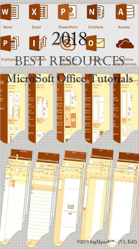 2018 Best Resources for MicroSoft Office Tutorials - cover