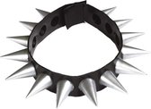Punk halsketting rubber spikes
