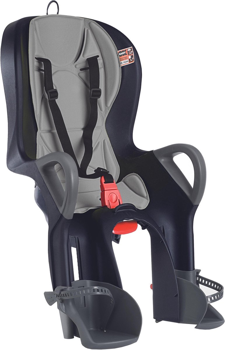 OK Baby - 10+ OK Fietsstoeltje - Zwart/grijs | bol.com