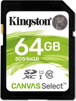 Bol.com Kingston Canvas Select SDXC - 64 GB aanbieding