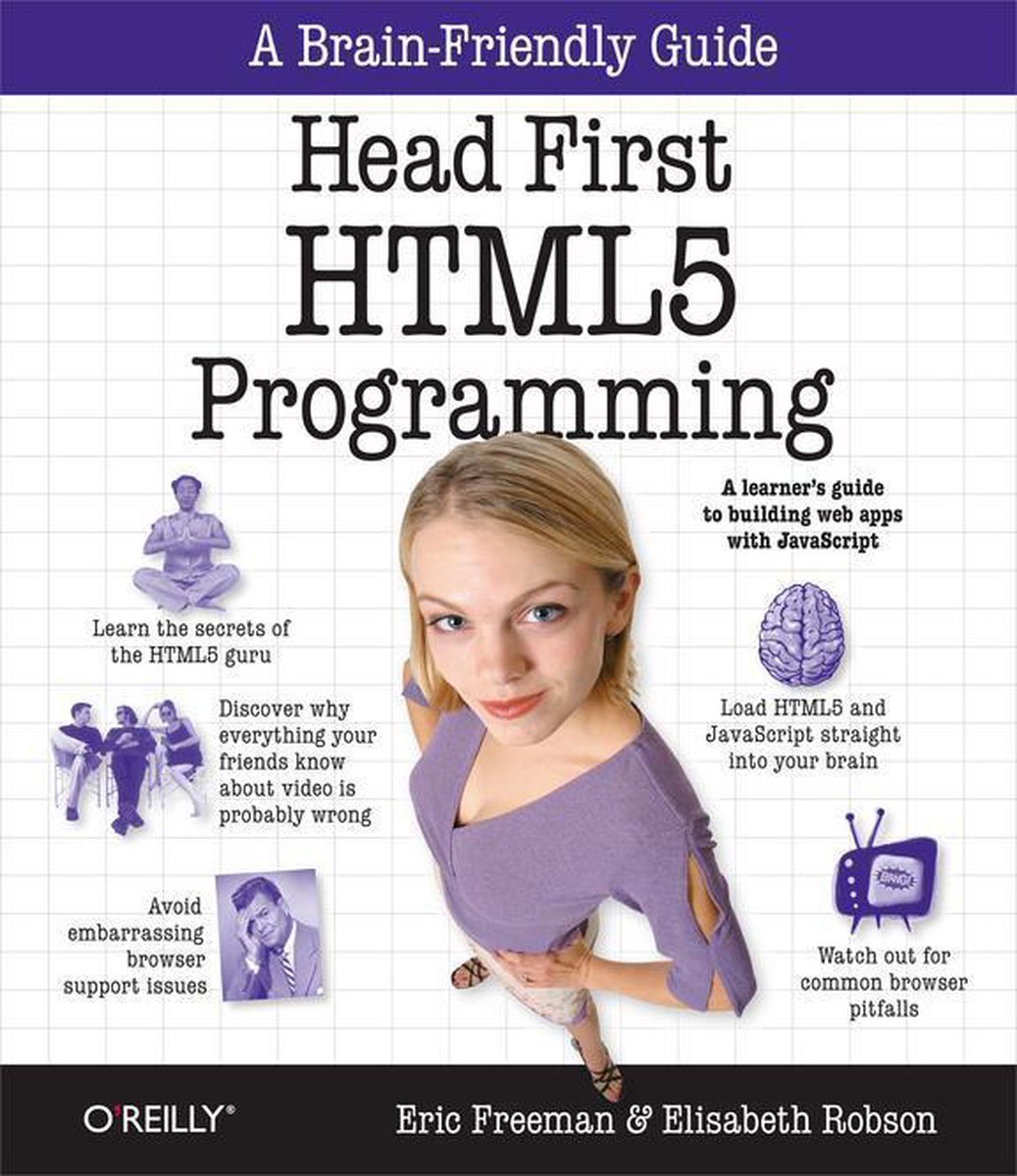 Omslag van Head First HTML5 Programming