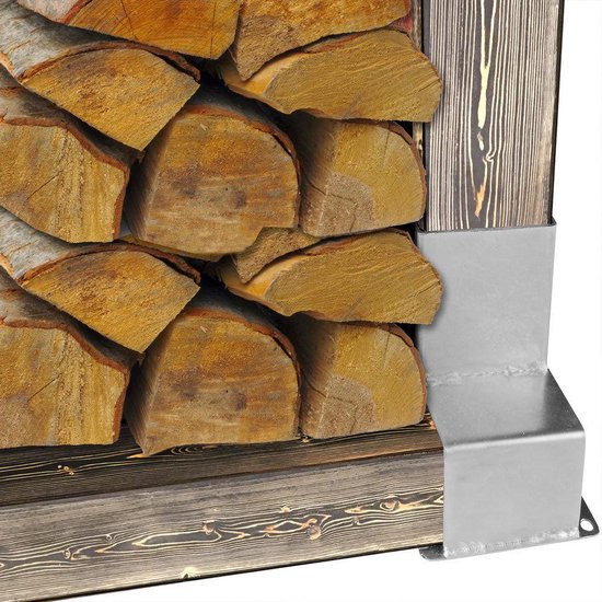 Commotie pariteit Warmte 4x Standaard voor het maken van een brandhout rek | bol.com
